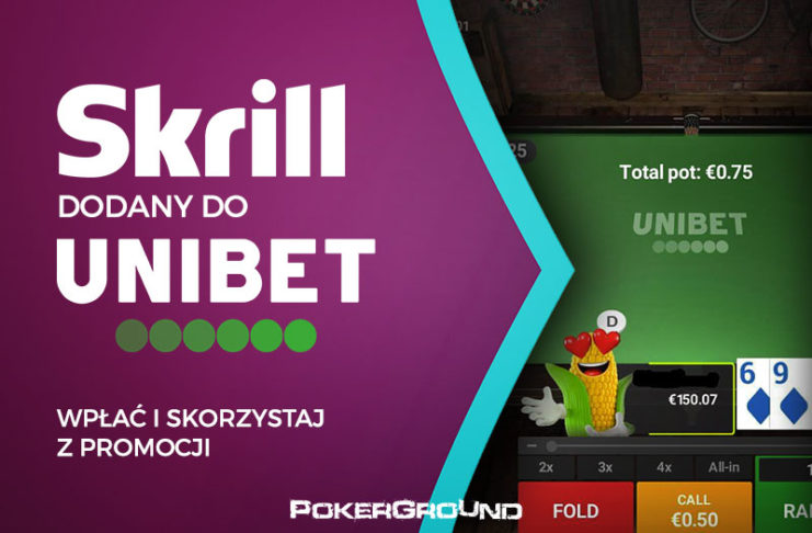 Skrill nową metodą płatności na Unibet