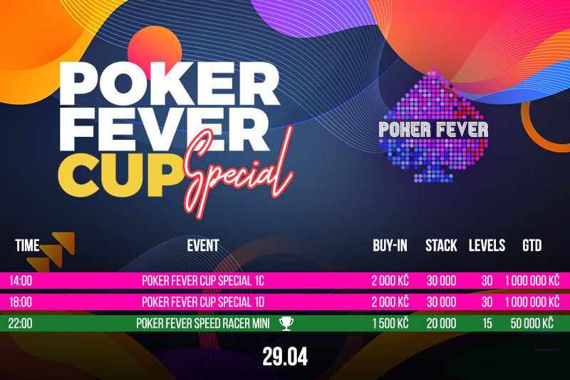 Poker Fever CUP Special - harmonogram sobota