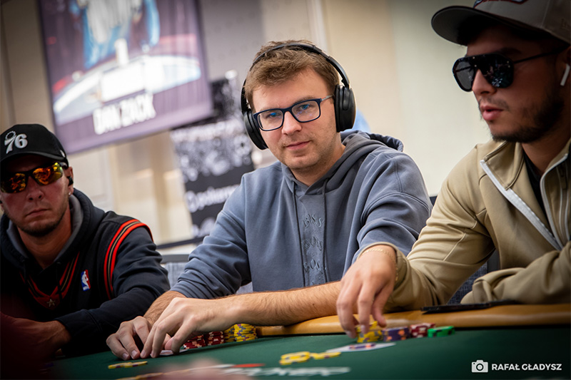 Tomasz Głuszko w trakcie 3. dnia Main Eventu WSOP 2023