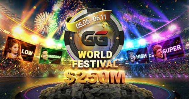 GG World – trwa rekordowy (250 000 000$) festiwal GGPoker!