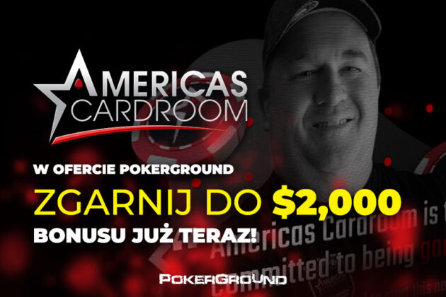 Americas Cardroom – duży ruch, masa turniejów i bonus 100% do 2 000$!