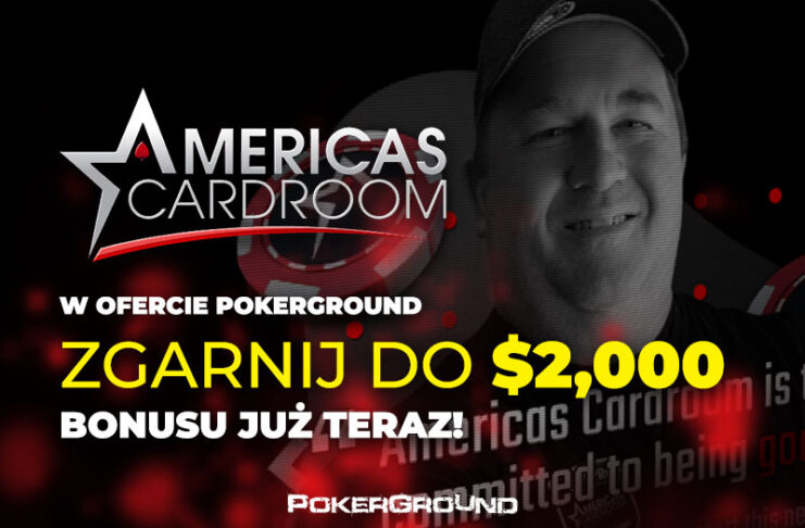 Americas Cardroom – duży ruch, masa turniejów i bonus 100% do 2 000$!