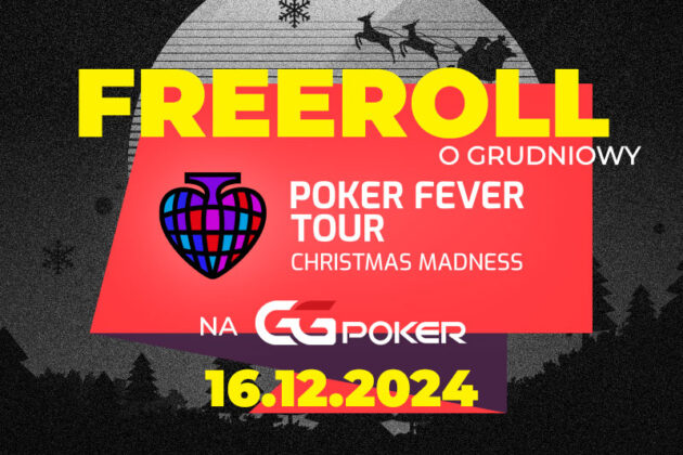ZAGRAJ ZA DARMO W GRUDNIOWYM POKER FEVER Z 1 000 000 czk gwarantowane!