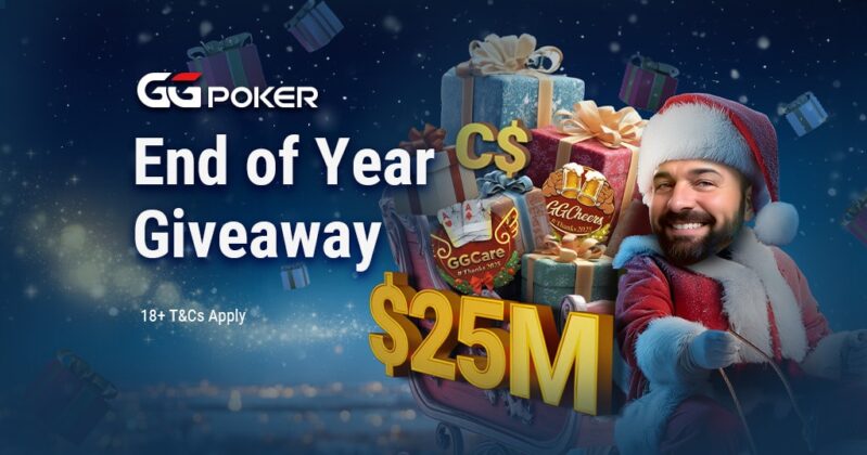 Darmowy flipout o 1 000 000$ na GGPoker na koniec roku!