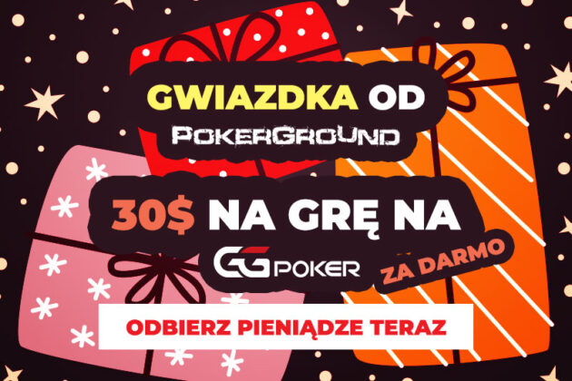 Gwiazdka od Pokerground – 30$ na grę GGPoker ZA DARMO!