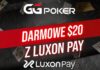 GGPoker daje darmowe 20$ za wpłatę Luxon Pay! Luxon Pay GGPoker